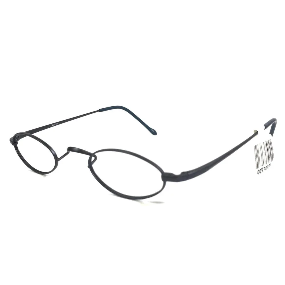 ogi Petite Eyeglasses Frames 502 COL. 57 Matte Navy Blue Oval Wire Rim 40-23-140